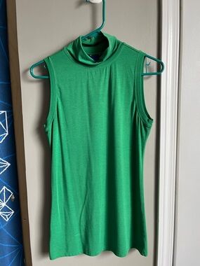 Kit and Ace Sleeveless Mock Neck Tank - Green